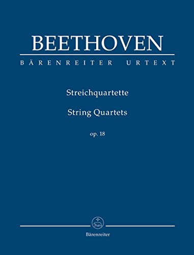 Quartette Op 18 (Nr 1-6). Streicher, Quartett