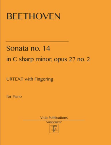 Sonata no. 14: in C sharp minor op. 27 no. 2 von Independently published
