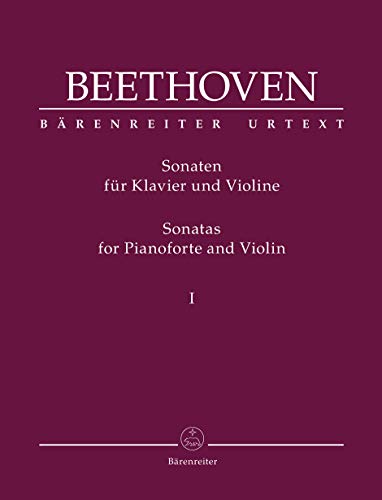 Sonaten für Klavier und Violine (Band I). Spielpartitur, Stimme, Urtextausgabe, Sammelband. BÄRENREITER URTEXT