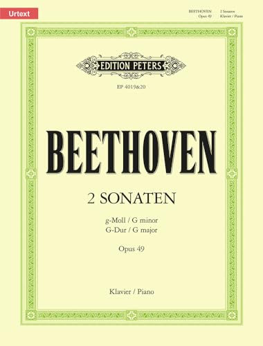 Sonaten op. 49 g-Moll Nr. 1 / G-Dur Nr. 2: Für Klavier zu zwei Händen Sonaten op. 49 g-Moll Nr. 1 / G-Dur Nr. 2: Für Klavier zu zwei Händen