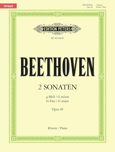 Sonaten op. 49 g-Moll Nr. 1 / G-Dur Nr. 2: Für Klavier zu zwei Händen