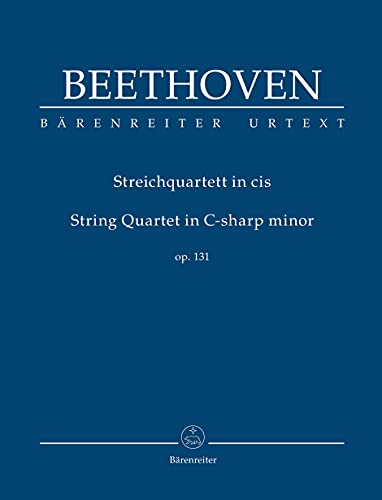 Streichquartett cis-Moll op. 131. Studienpartitur, Urtextausgabe. BÄRENREITER URTEXT