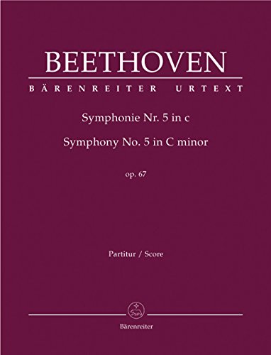 Symphonie Nr. 5 c-Moll op. 67, Partitur: Partitur, Urtextausgabe