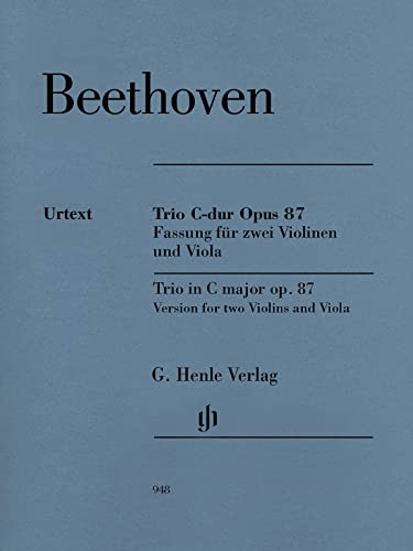 Trio C-dur Opus 87: Besetzung: Streichduos und -trios (G. Henle Urtext-Ausgabe)