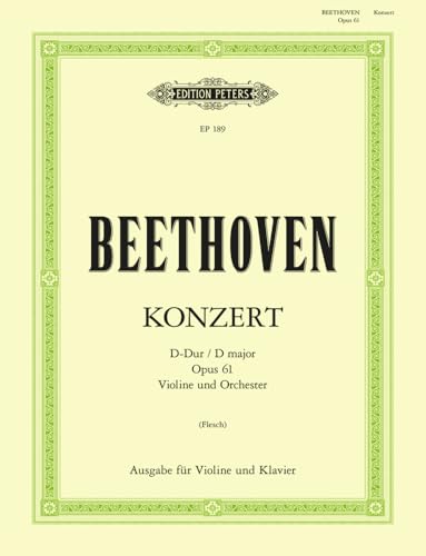 Violinkonzert D-Dur Op 61 - Vl. & Orch. Violine, Klavier Violinkonzert D-Dur Op 61 - Vl. & Orch. Violine, Klavier