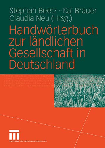 Handwörterbuch zur ländlichen Gesellschaft in Deutschland (German Edition)