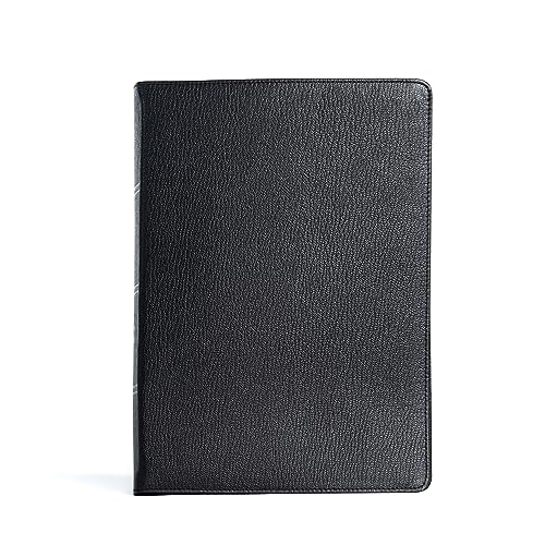Spurgeon Study Bible: Christian Standard Bible, Black Premium Goatskin (Holman Handcrafted Collection)