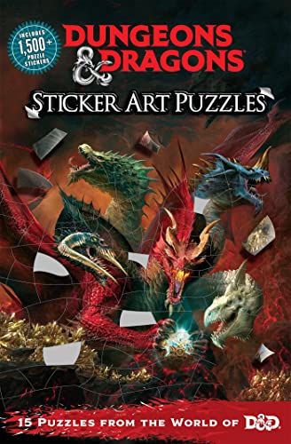 Dungeons & Dragons Sticker Art Puzzles Dungeons & Dragons Sticker Art Puzzles