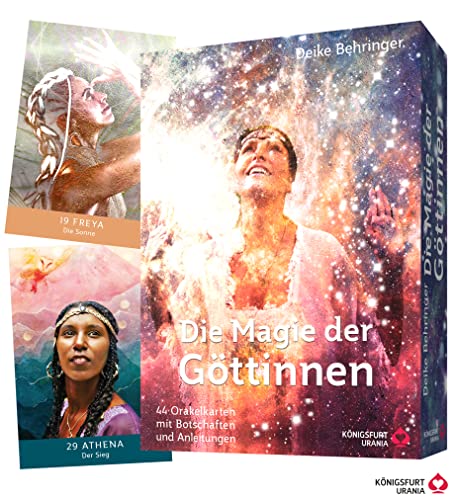 Die Magie der Göttinnen: 44 Orakelkarten mit Botschaften und Anleitungen (Originalausgabe, Deilexa, Göttinnen Orakel Karten Deutsch, Neuerscheinung 2023) von Königsfurt-Urania