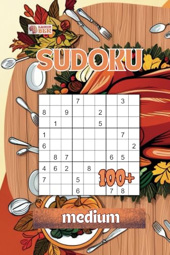 100+ Sudoku: Thanksgiving day (medium) von Independently published