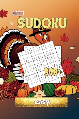 300+ Sudoku: Thanksgiving day (easy) von Independently published