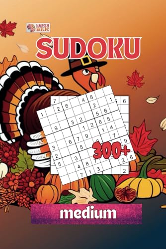 300+ Sudoku: Thanksgiving day (medium) von Independently published
