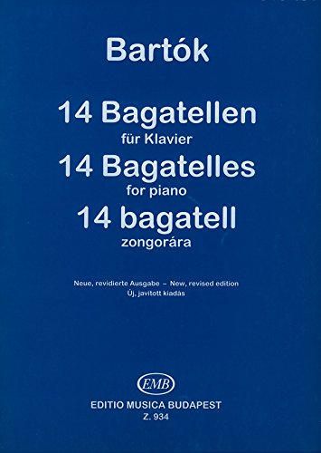 14 Bagatellen Fur Klavier Op. 6 Piano von Edition Musica Budapest