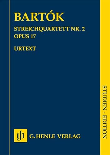 Streichquartett Nr. 2 op. 17; Studien-Edition: Besetzung: Streichquartette (Studien-Editionen: Studienpartituren)