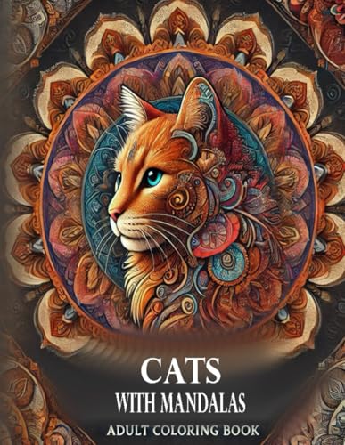 Educational cat coloring book for tweens: Creative, Cartoon-style, Mandala cats For kids 6-14 years 40 pages of art & the size (8.5x11-inchs) von Independently published