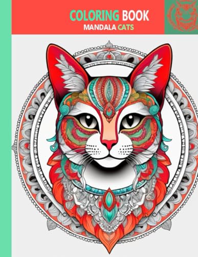 Educational cat coloring book for tweens: Creative cat art for kids,Cartoon-style cats to color (8 × 11 inches) 40 pages of art von Independently published