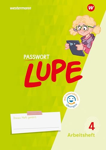 PASSWORT LUPE - Sprachbuch: Arbeitsheft 4 mit interaktiven Übungen von Westermann