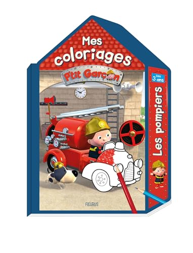 Mes coloriages P tit Garçon - Les pompiers von FLEURUS