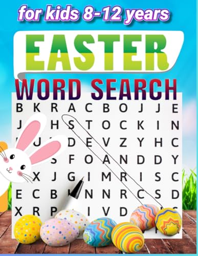 Word Search for Kids Ages 8-12: Easter Edition-Mindfulness Training Puzzles with Bonus Coloring Pages. von Independently published