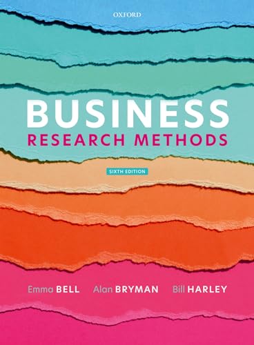 Business Research Methods von Oxford University Press