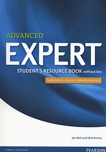 Expert Advanced 3rd Edition Student's Resource Book without Key von Pearson Education
