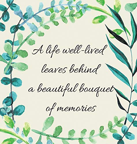 In Loving Memory Condolence Book (Hardback cover) von Lulu and Bell