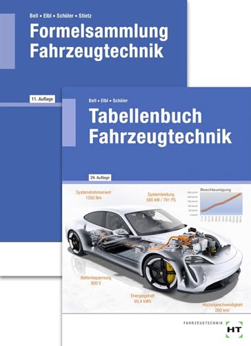 Paketangebot Tabellenbuch Fahrzeugtechnik und Formelsammlung Fahrzeugtechnik von Verlag Handwerk und Technik