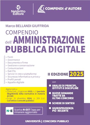 Compendio dell'Amministrazione pubblica digitale 2025. Con app Compendio dell'Amministrazione pubblica digitale 2025. Con app von Neldiritto Editore