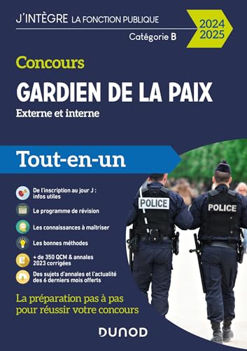 Concours Gardien de la paix 2024-2025: Tout-en-un