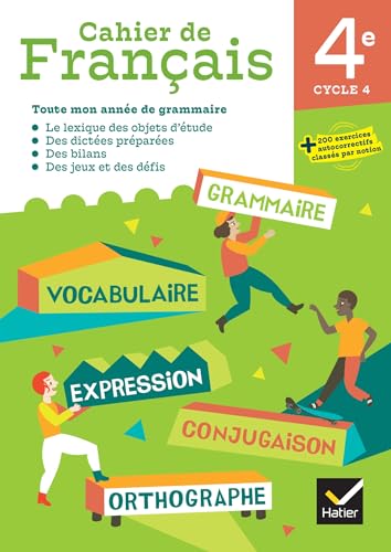 Cahier de Français 4e - Ed. 2024 - Cahier élève von HATIER