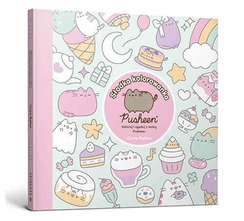 Pusheen Słodka kolorowanka Koloruj i zgaduj z kotką Pusheen von Art Books