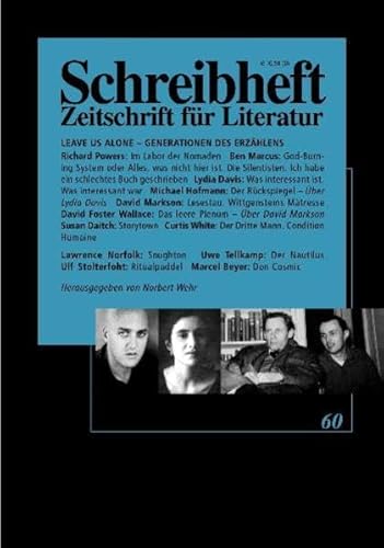 Im Labor der Nomaden: Neue us-amerikanische Literatur (Schreibheft, Zeitschrift für Literatur, 60)