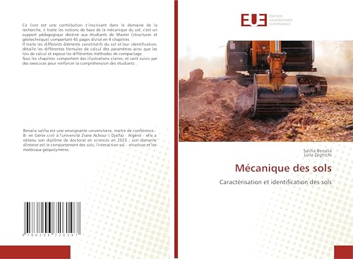 Mécanique des sols: Caractérisation et identification des sols von Éditions universitaires européennes