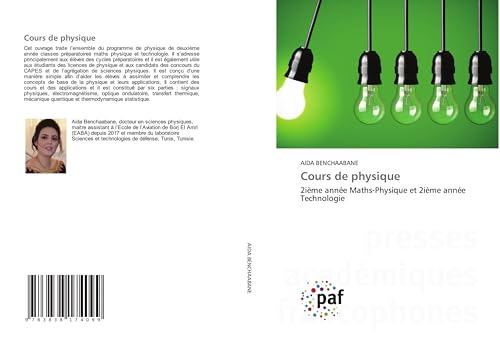 Cours de physique: 2ième année Maths-Physique et 2ième année Technologie von Südwestdeutscher Verlag