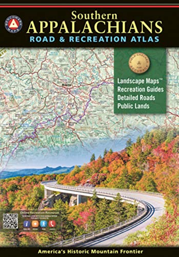 Southern Appalachians Road & Recreation Atlas (Benchmark Recreation Atlases) von Benchmark Maps