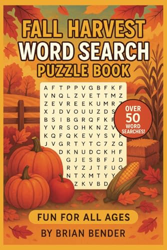 Fall Harvest Word Search Puzzle Book: Cozy, Easy-to-Read Puzzles Celebrating Autumn’s Bounty (Seasonal Word Search Series) von Independently published