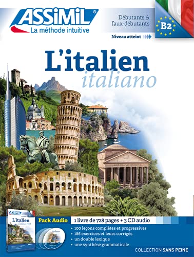 L'Italien - Collection sans peine: Pack avec 1 livre