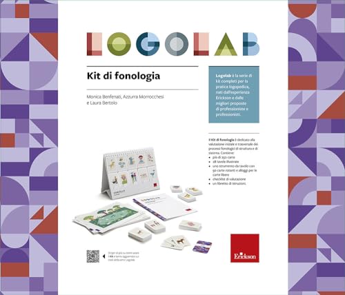 Logolab. Kit di fonetica e fonologia. Con tavole illustrate. Con Carte (Strumenti) von Erickson