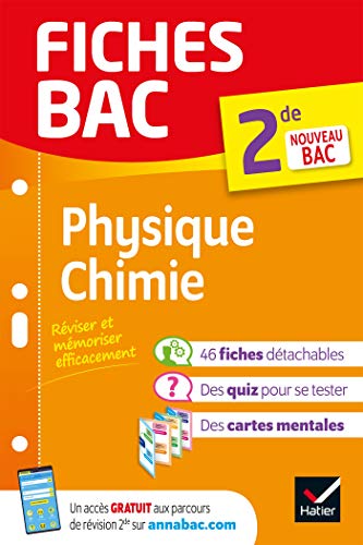 Fiches bac - Physique-Chimie 2de: tout le programme en fiches de révision détachables von HATIER