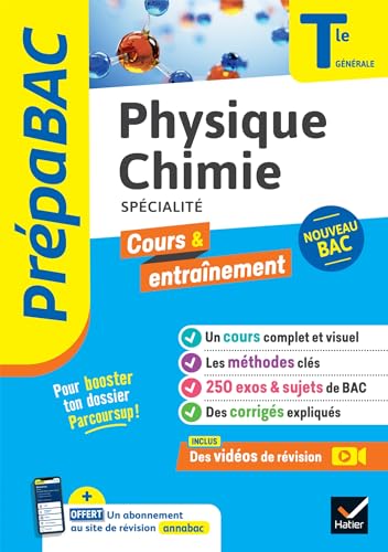 Prépabac Physique-Chimie Tle générale (spécialité) - Bac 2024: nouveau programme de Terminale von HATIER