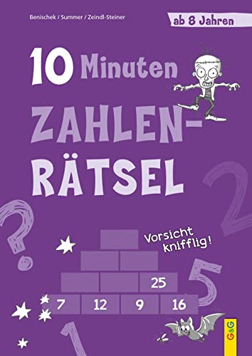 10-Minuten-Zahlenrätsel ab 8 Jahren (10-Minuten-Rätsel) von G&G Verlag, Kinder- und Jugendbuch