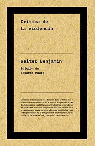 Crítica de la violencia (Pensamiento) von Biblioteca Nueva