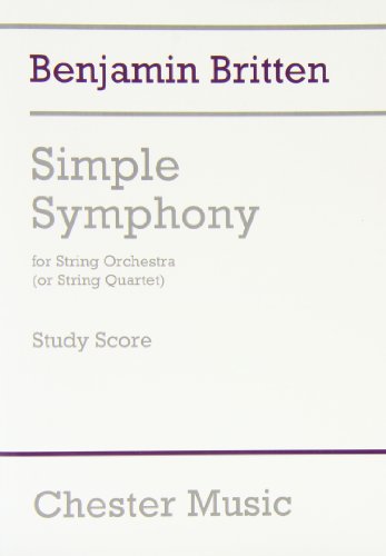 Simple Symphony for String Orchestra: Study Score: Or String Quartet