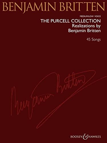 The Purcell Collection: Realizations by Benjamin Britten. mittlere/tiefe Stimme und Klavier.