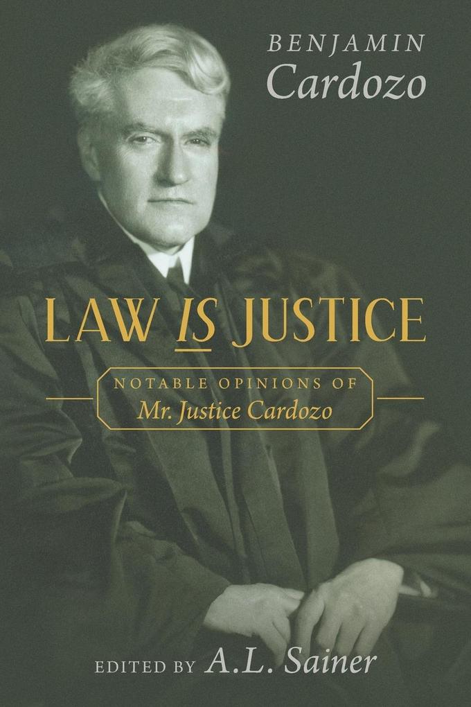 Law is Justice von The Lawbook Exchange Ltd.