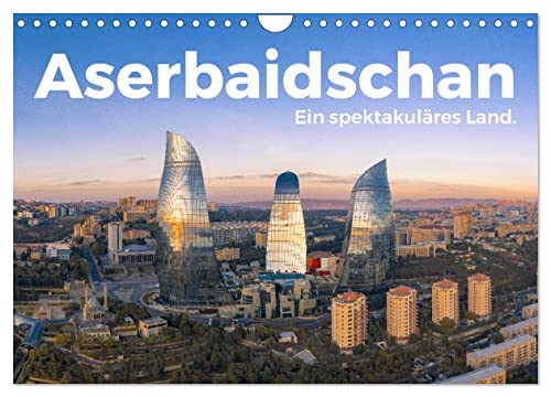 Aserbaidschan - Ein spektakuläres Land. (Wandkalender 2024 DIN A4 quer), CALVENDO Monatskalender von CALVENDO