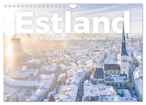 Estland - Ein unbekanntes Paradies. (Wandkalender 2024 DIN A4 quer), CALVENDO Monatskalender von CALVENDO