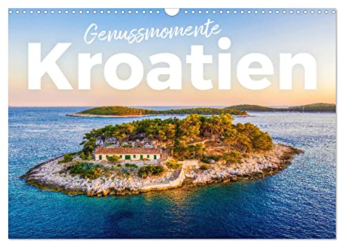 Genussmomente Kroatien (Wandkalender 2024 DIN A3 quer), CALVENDO Monatskalender