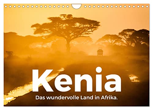 Kenia - Das wundervolle Land in Afrika. (Wandkalender 2024 DIN A4 quer), CALVENDO Monatskalender von CALVENDO