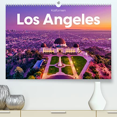Los Angeles – Kalifornien (hochwertiger Premium Wandkalender 2024 DIN A2 quer), Kunstdruck in Hochglanz